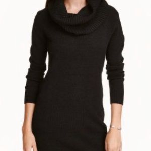 H&M long sleeve cowl neck dress